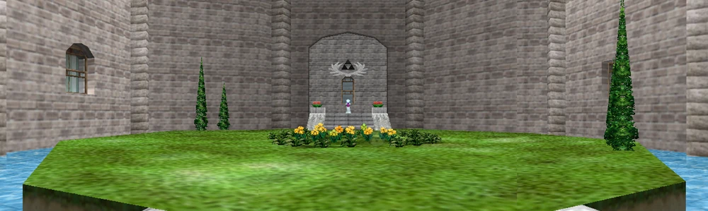 Jardines del castillo en Nintendo 64