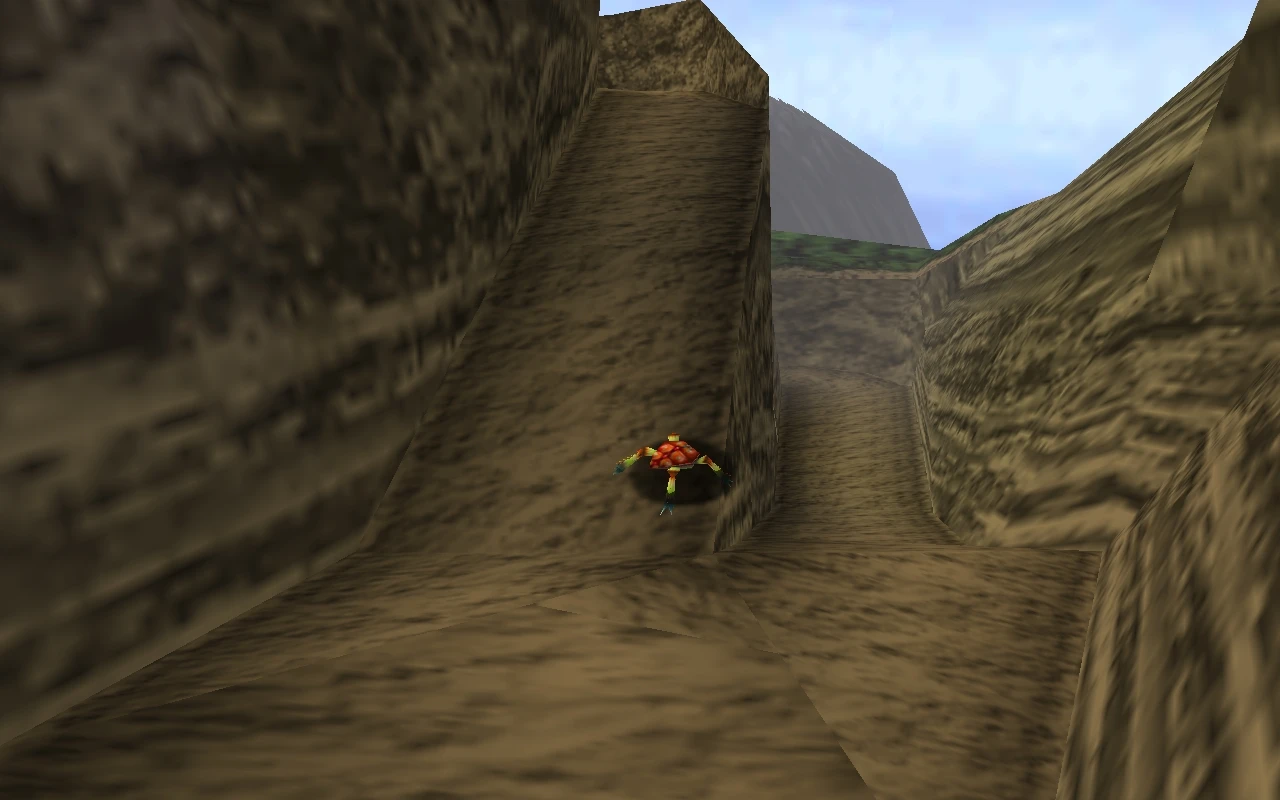 Sendero de la montaña en Nintendo 64